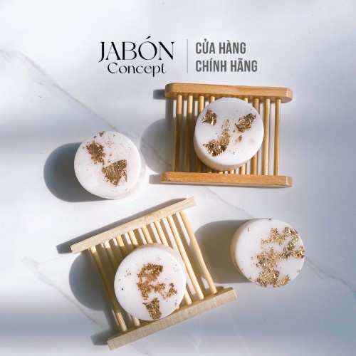 Combo 2 Khay Gỗ Đựng Xà Bông Thiên Nhiên Phụ Kiện Sử Dụng Phòng Tắm Jabón Concept