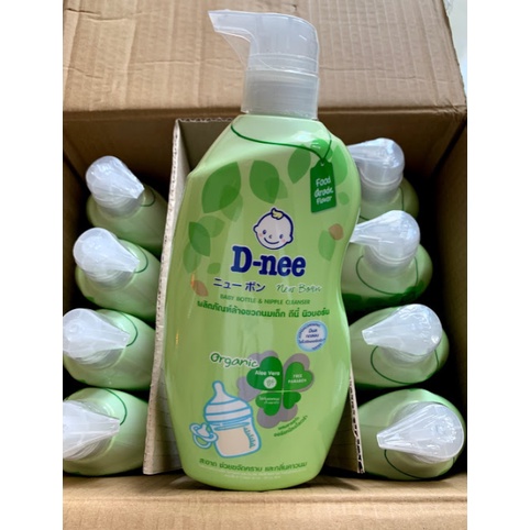 Nước Rửa Bình Sữa Dnee, Rửa Núm Vú, Trái Cây D-NEE ORGANIC Chai Vòi Dung Tích 620ml