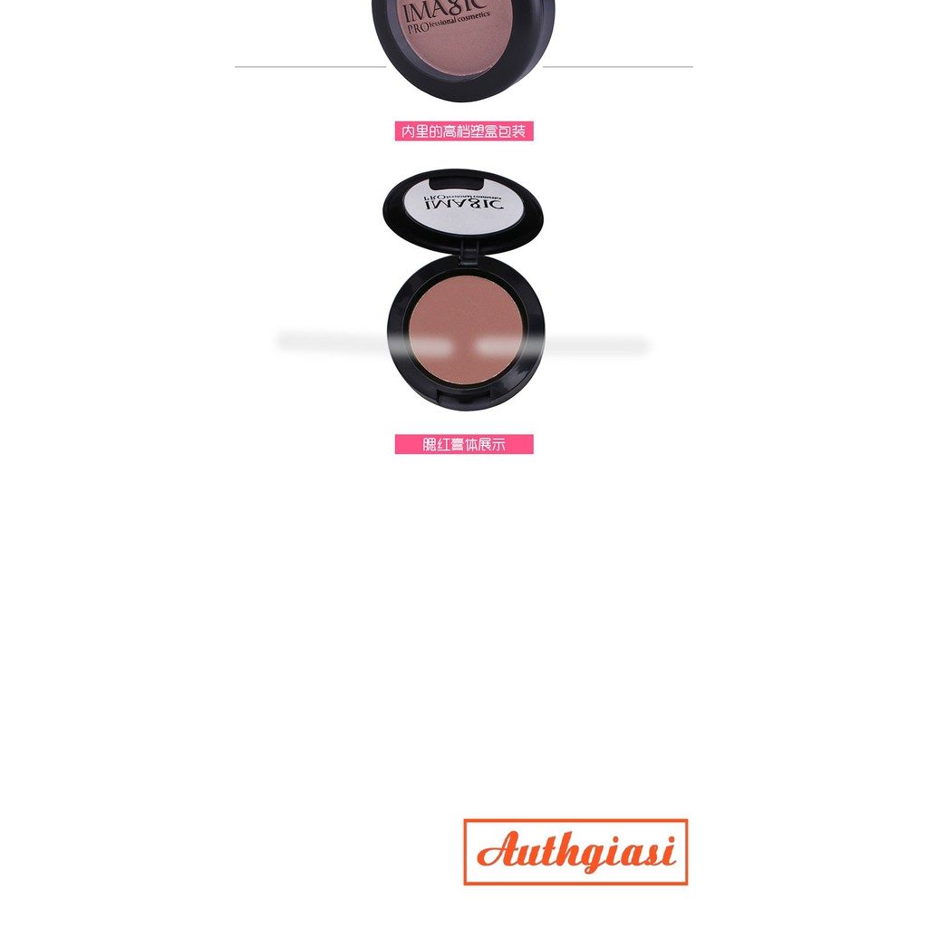 [XỊN] Phấn má hồng Imagic Mineralize Blush nhỏ gọn màu xinh xắn tròn 12g | BigBuy360 - bigbuy360.vn