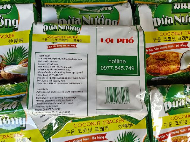 Đặc Sản Đà Nẵng: Bánh Dừa Nướng xuất khẩu Lợi Phổ