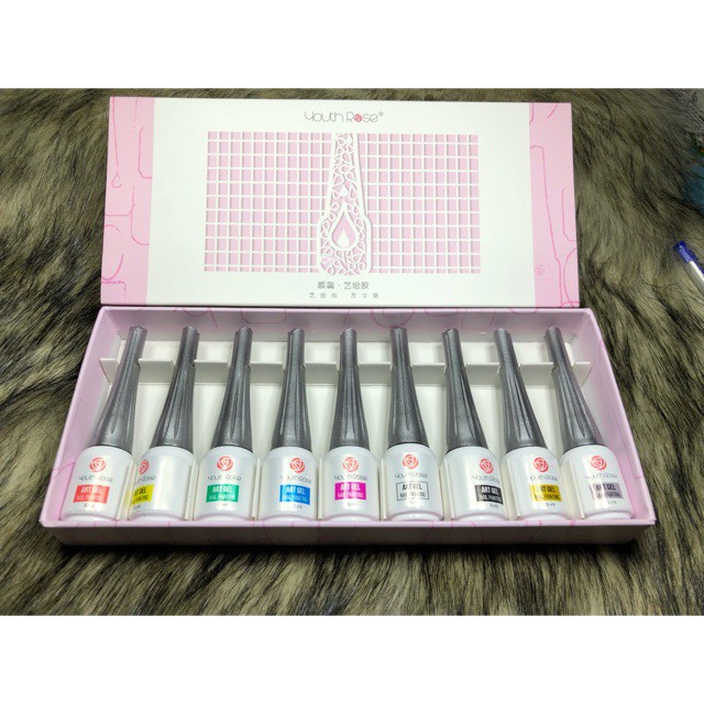 Gel cọ vẽ nét hoa hồng Thiên Di Nail