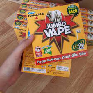1HỘP 10 KHOANH NHANG MUỖI JUMBO VAPE