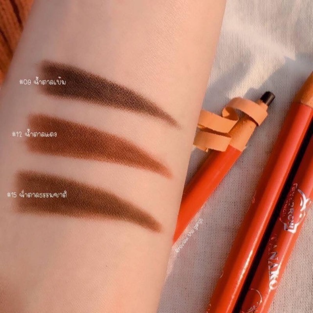 Chì xé kẻ mày cao cấp chính hãng Thái Lan Tanako Eyebrown Pencil waterproof 24 tiếng