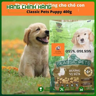 [HÀNG NHẬP KHẨU] THỨC ĂN HẠT KHÔ CHO CHÓ CON/ CHÓ LỚN VỊ SỮA CLASSIC 400G/ HẠT CLASSIC/ LULUPET