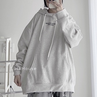 [ẢNH THẬT] Áo Hoodie UNKIDO màu xám trắng muối tiêu form rộng Unisex - Suti House