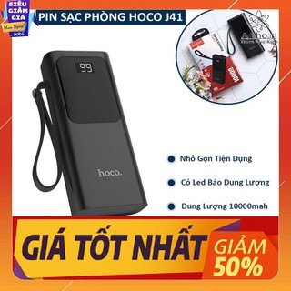 ✔Phân Phối Chính Hãng✔ Pin dự phòng Hoco J41-10.000mAh có màn hình LCD