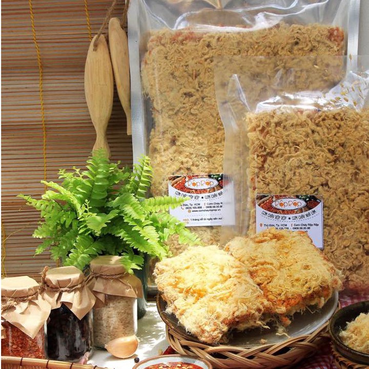 Cơm Cháy Chà Bông Sài Gòn Siêu Chà Bông 250g - Cơm Cháy Rộp Rộp