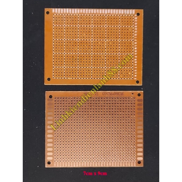 10 cái PCB lỗ 7x9cm phíp đồng 1 mặt