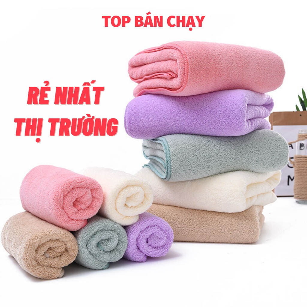 Khăn tắm lông cừu 70x140cm chất khăn bông siêu mềm, thích hợp cho cả trẻ em