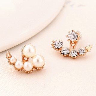Bông tai nữ sole 2 bên kiểu dễ thương phụ kiện trang sức nữ style hàn quốc - namimi