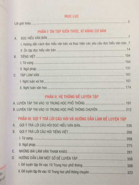 Sách - Ôn luyện thi vào lớp 10 môn ngữ văn