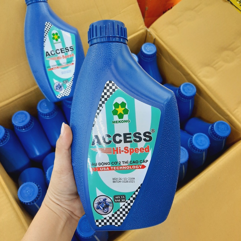 Nhớt 2 thì Mekong Access Hi-speed dung tích 1L