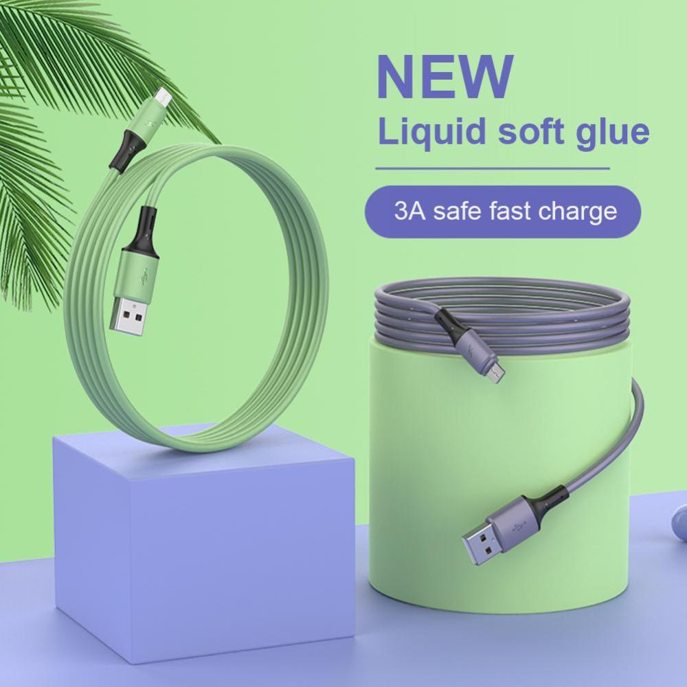 Dây Cáp Sạc Nhanh DIGIFOUNDER Bằng Silicon Cổng Micro USB Cho Xiaomi Samsung Huawei R9S4