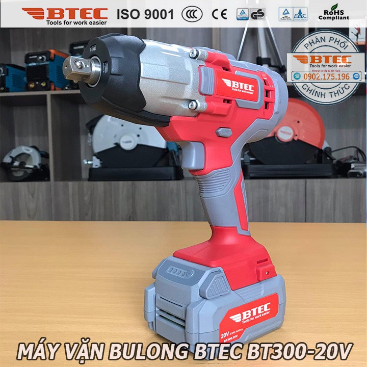 Máy vặn bu lông BTEC BT300-20V