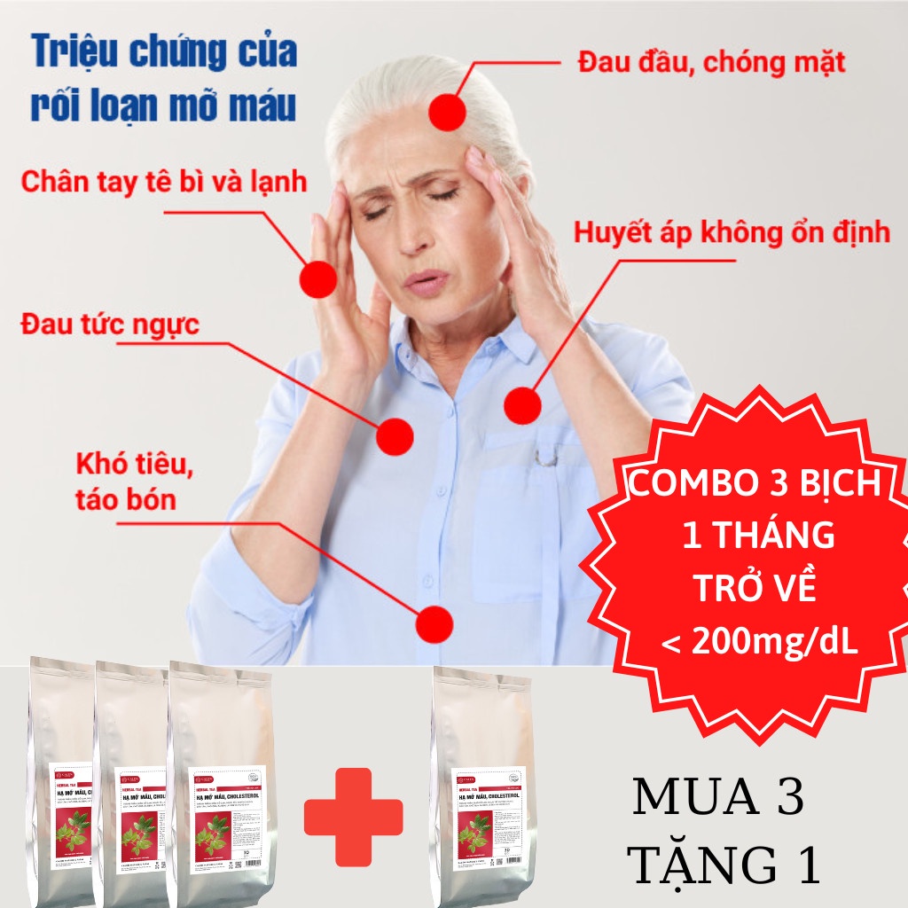 Trà hạ mỡ máu, gan nhiễm mỡ, mỡ nội tạng Calen Nature's Farm - bịch 30 gói