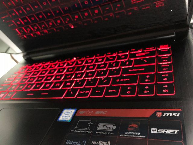 Laptop GAMING MSI GF63 i5 8G 1T CÒN BẢO HÀNH 21 THÁNG | WebRaoVat - webraovat.net.vn