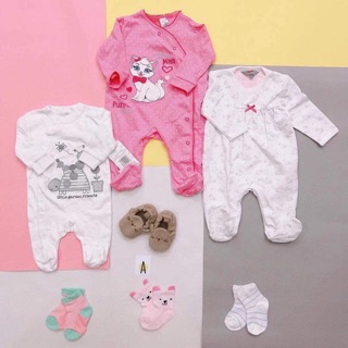 Combo 2 bộ body cho bé gái từ 6 đến 9 tháng tuổi