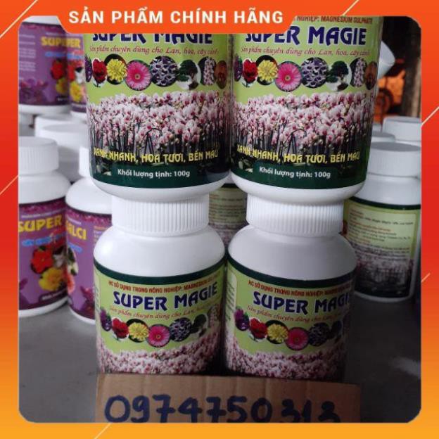 Phân bón lá Super Magie chai 100gr