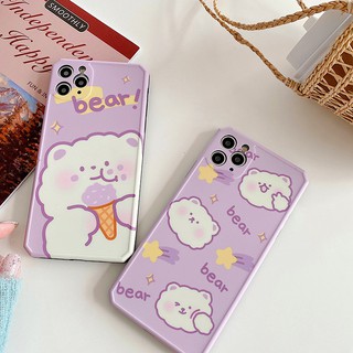 Ốp iPhone Gấu Mê Kem iPhone 7Plus/8Plus/X/Xs Max/11/11 Pro/11 Pro Max - ốp iphone