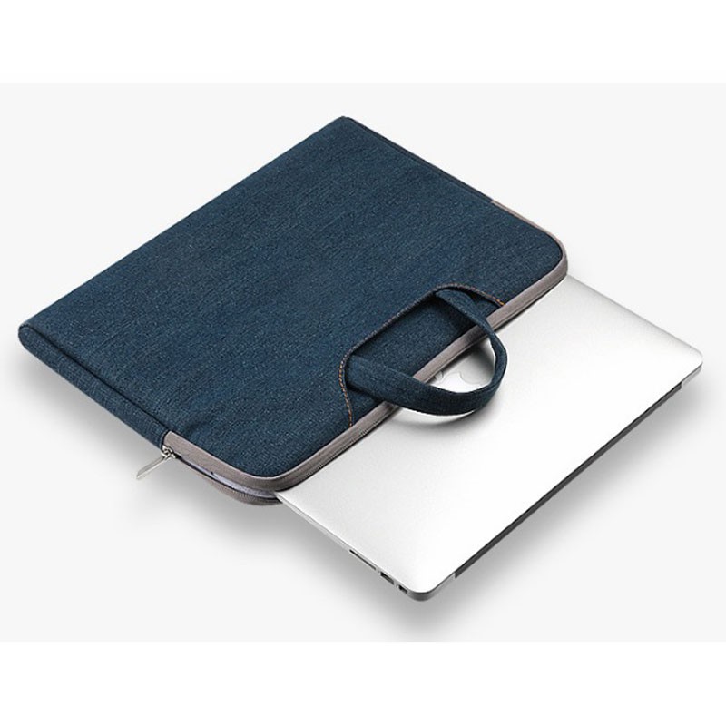 Túi chống sốc dành cho Laptop, Macbook cao cấp 12 inch (Xanh Navi) | BigBuy360 - bigbuy360.vn