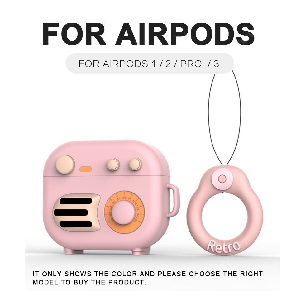 Vỏ Bảo Vệ Hộp Sạc Tai Nghe Airpods 2 3 Pro 3 2 1 Bằng Silicon Họa Tiết Hoạt Hình Dễ Thương