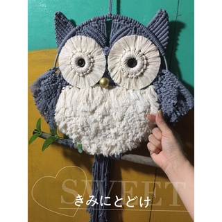 Cú macrame size to 25
