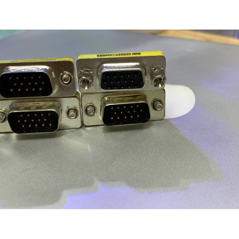 Đầu nối dài dây vga 15 chân, nối dài 2 sợi dây vga 2 đầu âm, ( cái )