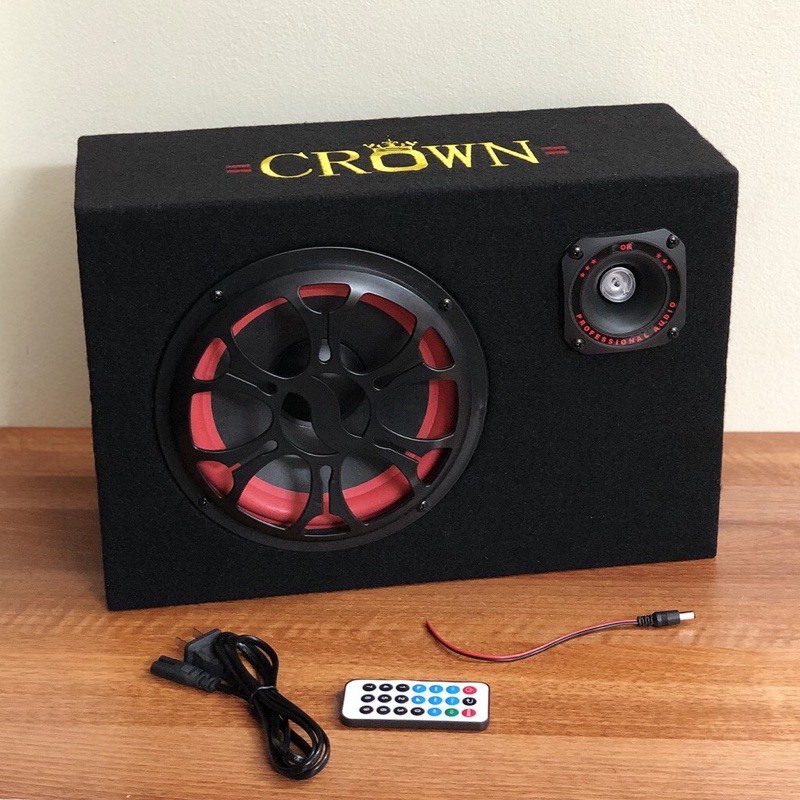 Loa CROWN 5 vuông có bluetooth