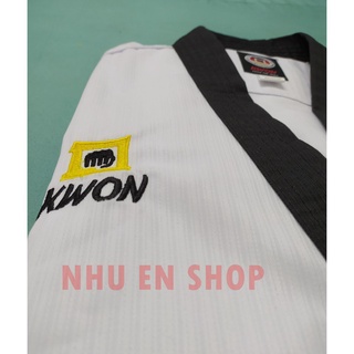 Võ Phục Taekwondo Kwon Vải Sọc Loại Tốt -pi9