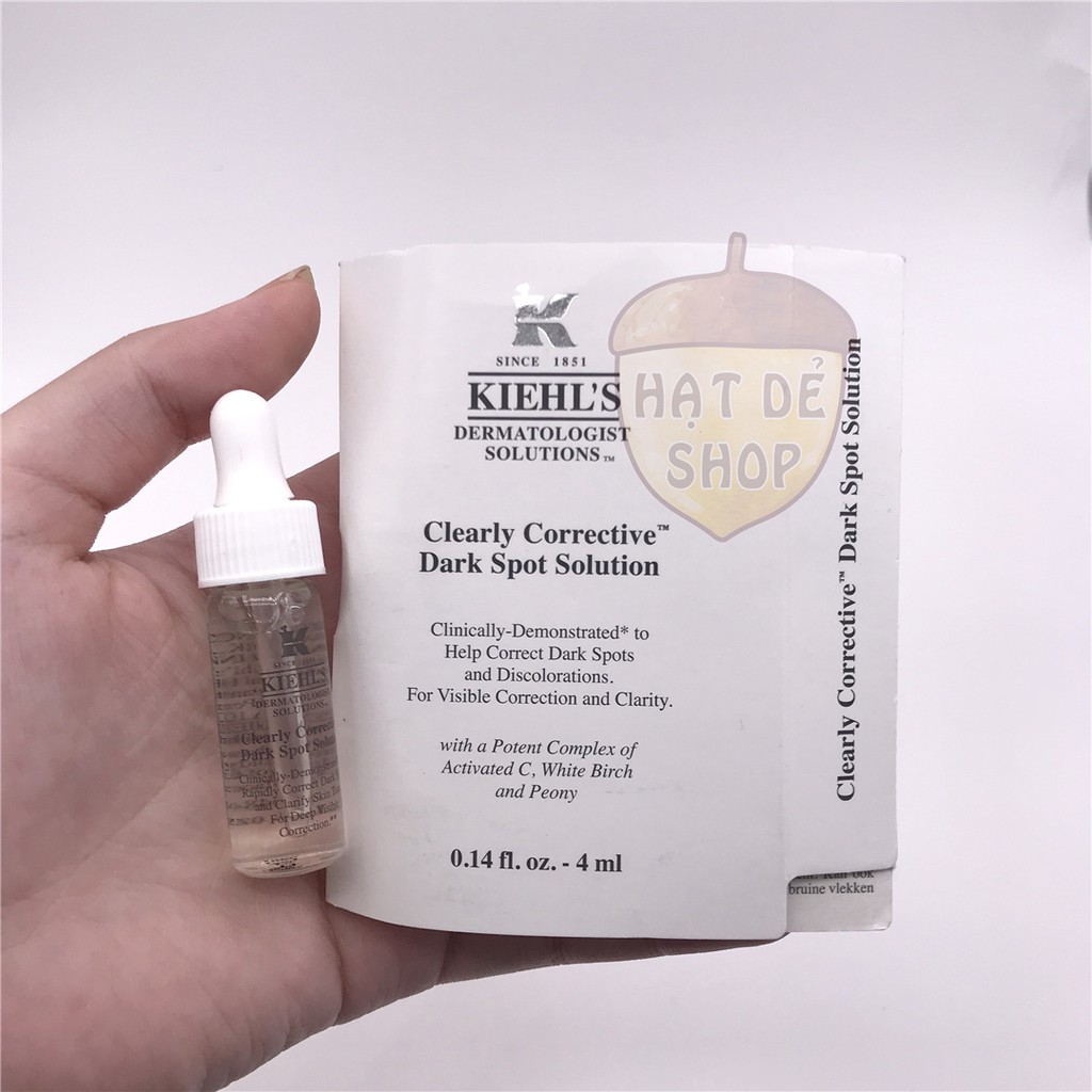 Kiehl's / Kiehls Serum Trắng Sáng Da Mờ Nám Clearly Corrective Dark Spot Solutiont 4ml