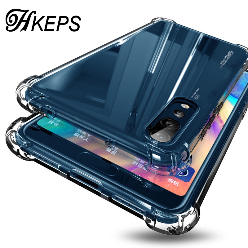 Ốp điện thoại TPU chống sốc trong suốt dành cho điện thoại Huawei P30 Pro Lite Honor 8X Y6 2019 Nova 2i Mate 20 X TPU