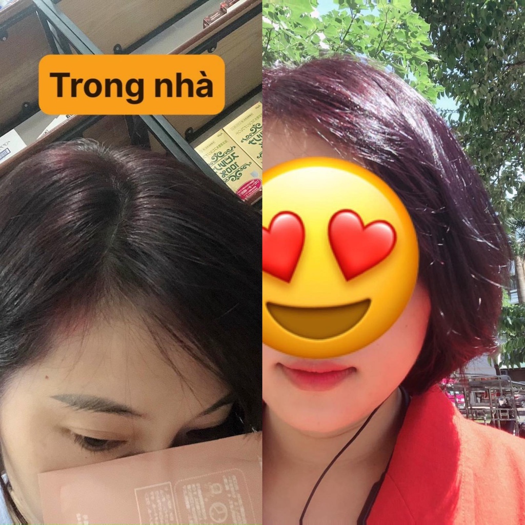 Hộp 10 Gói Dầu Gội Phủ Bạc Nhuộm Tóc Thảo Dược Komi Nhật Bản Dạng 250ml