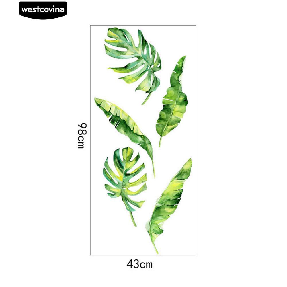 Sticker dán tường hình chiếc lá lớn