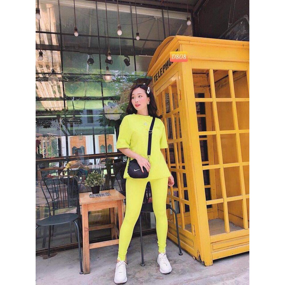 Đồ Bộ Thể Thao Cao Cấp, Thun Cotton 100%, 45kg đến 80kg vừa, P015 | BigBuy360 - bigbuy360.vn