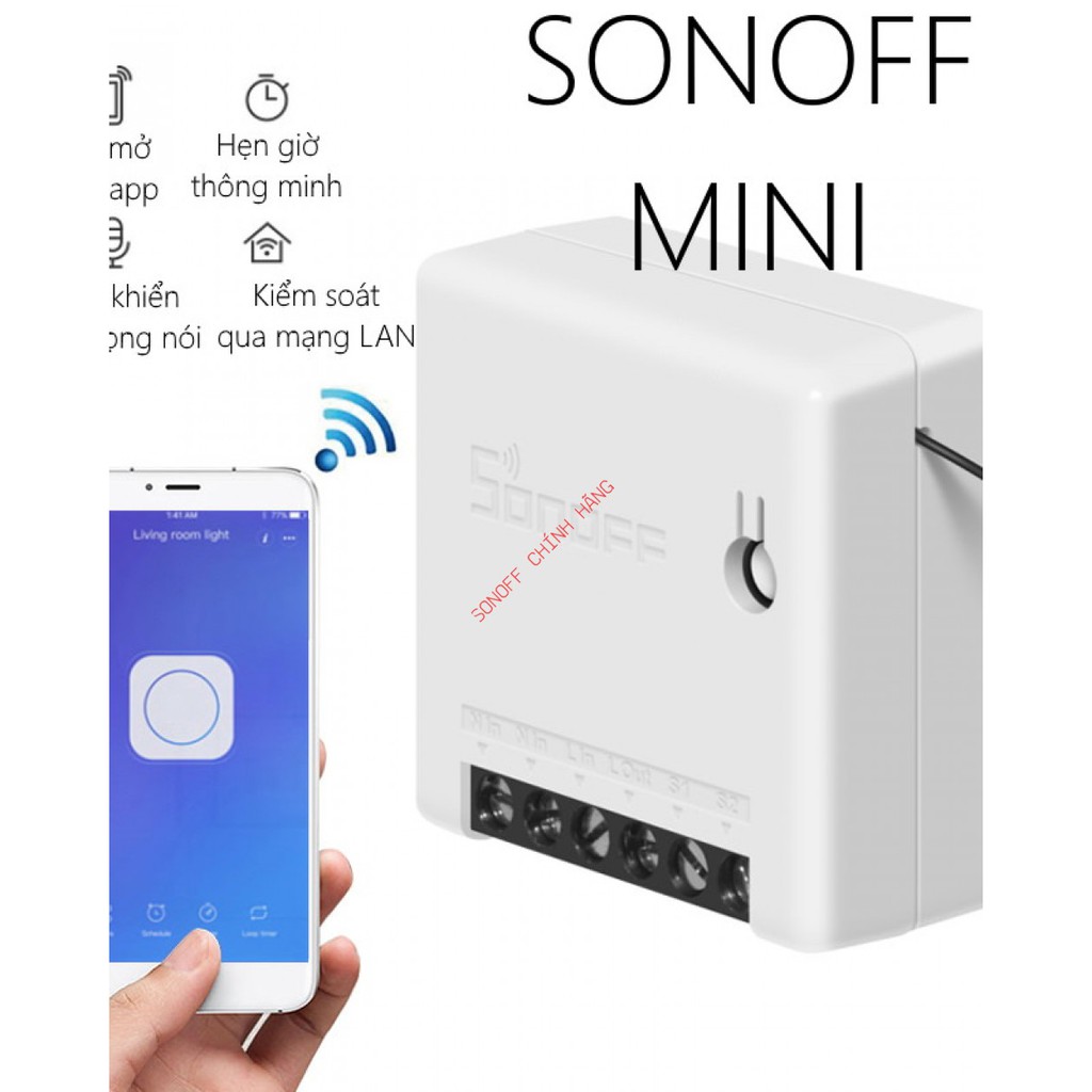 Công tắc đèn đảo chiều WiFi thông minh MINI - Sonoff