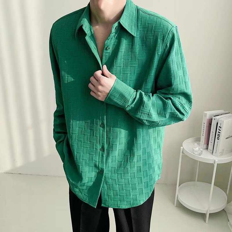 Áo Sơ Mi Tay Dài Dáng Rộng Phong Cách Harajuku Hàn Quốc Thời Trang Mùa Hè Mới