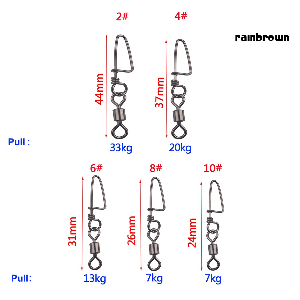30 Khoen Móc Hình Số 8 Phụ Kiện Câu Cá