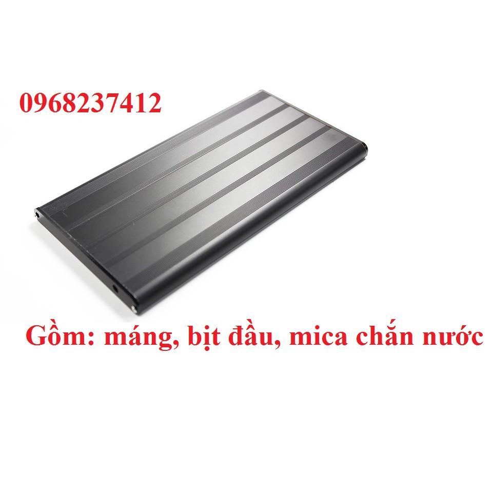 Máng đèn nhôm W106 mika trong máng đèn thủy sinh