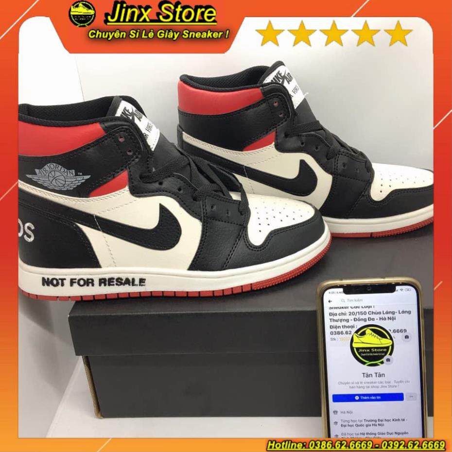 Giày thể thao sneaker JD hàng siêu câp đỏ đen cao cổ hight full size nam nữ da bò đôt không cháy | BigBuy360 - bigbuy360.vn