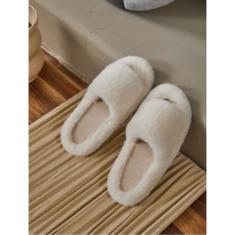 Dép bông đi trong nhà POSEE PS6202/ 6203 chống trượt hình mèo dễ thương thời trang thu đông 2022