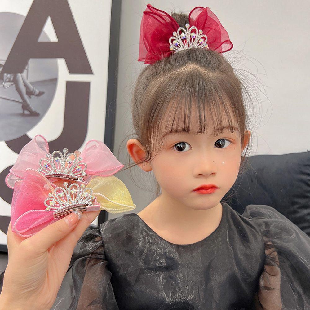 Kẹp Tóc Hình Nơ Dễ Thương Cho Nữ|Dây Buộc Tóc Chiffon Nhiều Màu Phong Cách Hàn Quốc