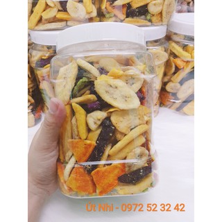500gr Rau củ sấy thập cẩm loại ngon bao ăn