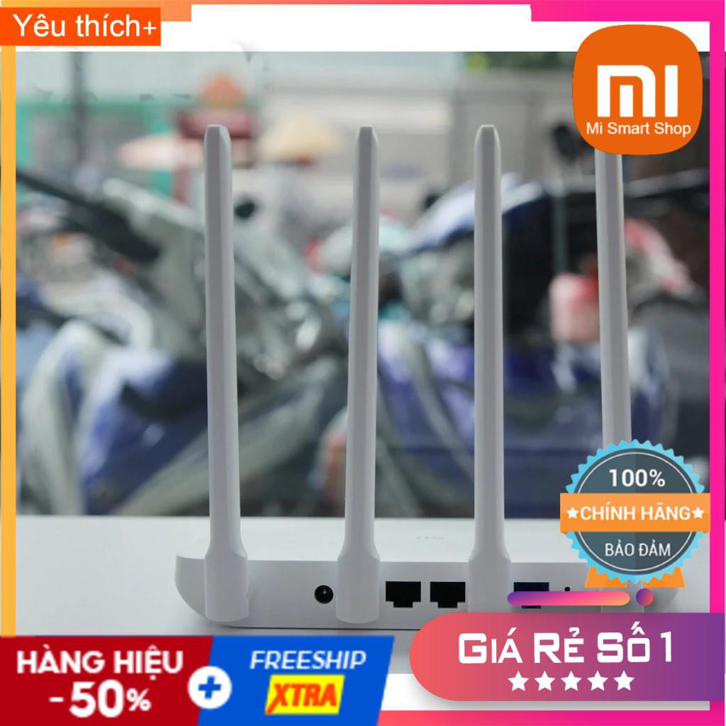 Bộ Phát Wifi Router 4c Xiaomi Modem WiFi Xiaomi 4C 4 Râu Router R4CM - SP Chính Hãng