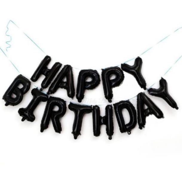 Đồ trang trí Bộ bong bóng chữ Happy Birthday trang trí sinh nhật 40cm