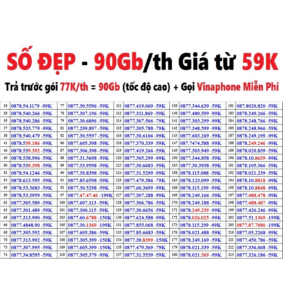 [Miễn phí tháng đầu], SIM 4G ITEL, Sim 90G/th tốc độ cao 4G mạng VINAPHONE, Gọi VINAPHONE miễn phí.