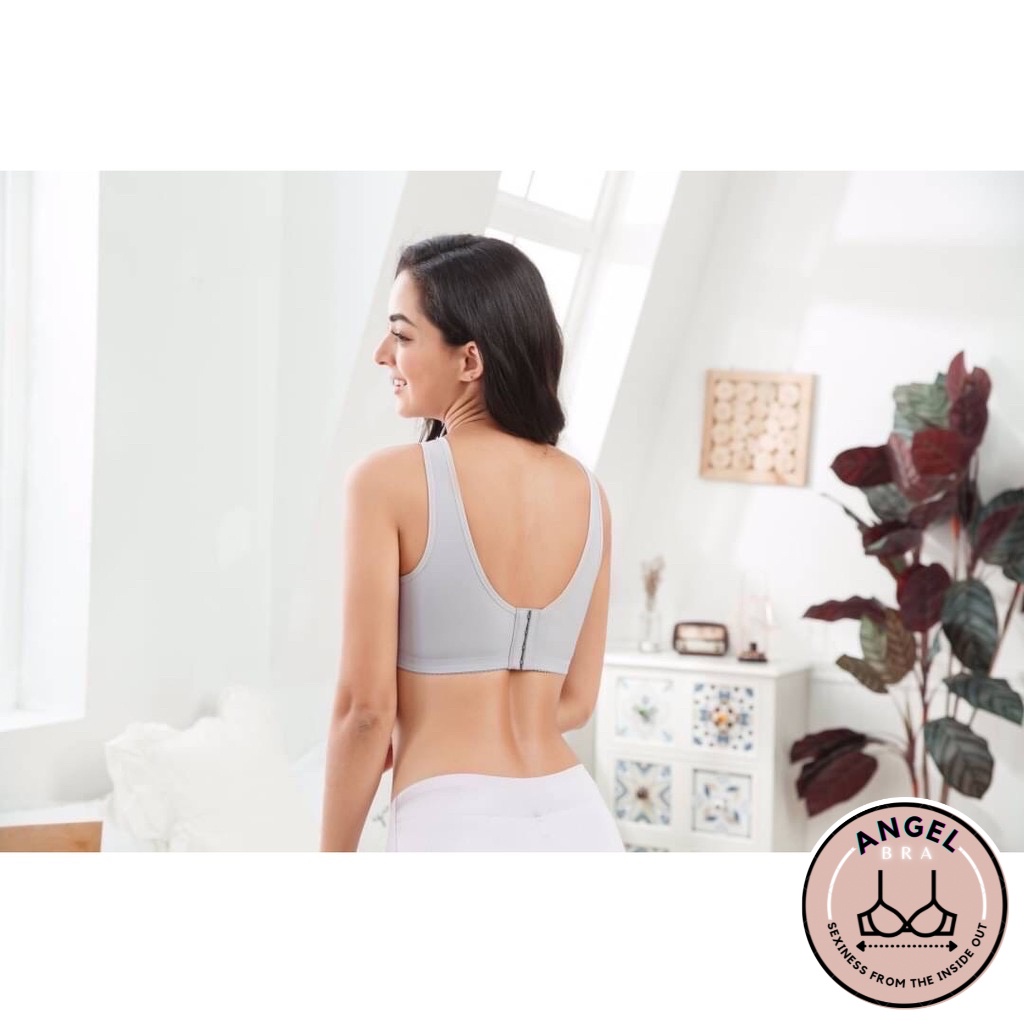 Áo ngực bigsize không gọng cup B, Áo lót ren Thái lan Anny 967 bản dây 4 móc size 34-42