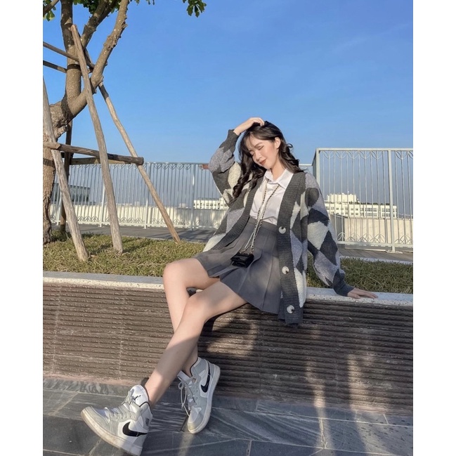 [Mã SKAMPUSH11 giảm 10% đơn 200k] Áo Cardigan Trám Phom Rộng Chất Len Xù Lông Cực Lạ, Siêu Dày Dặn | BigBuy360 - bigbuy360.vn