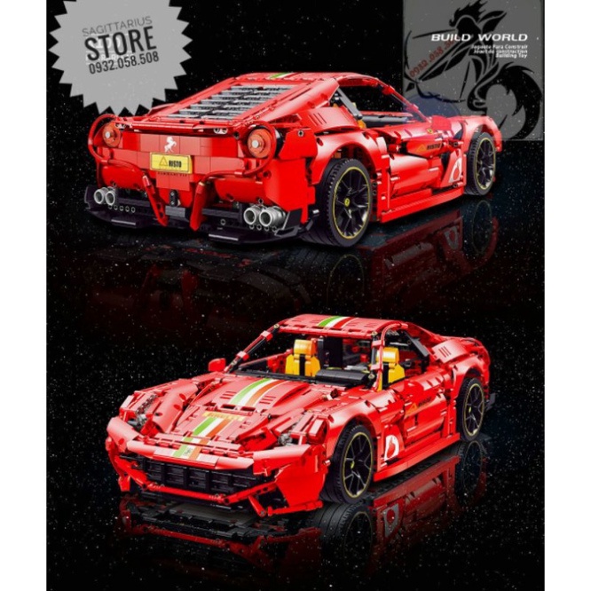 Lego 18K Super K100 Lắp Ráp Siêu Xe Ferrari F12
