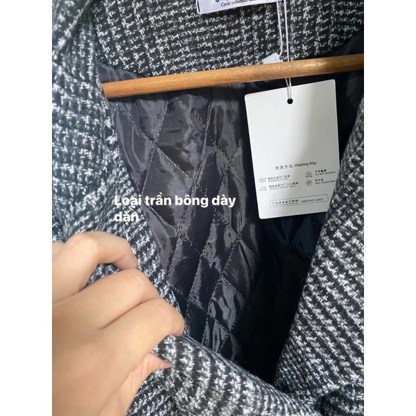 Áo khoác dạ caro bigsize