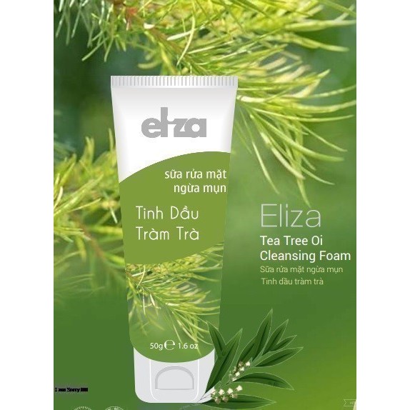 SỮA RỬA MẶT TINH DẦU TRÀM TRÀ ELIZA 50G